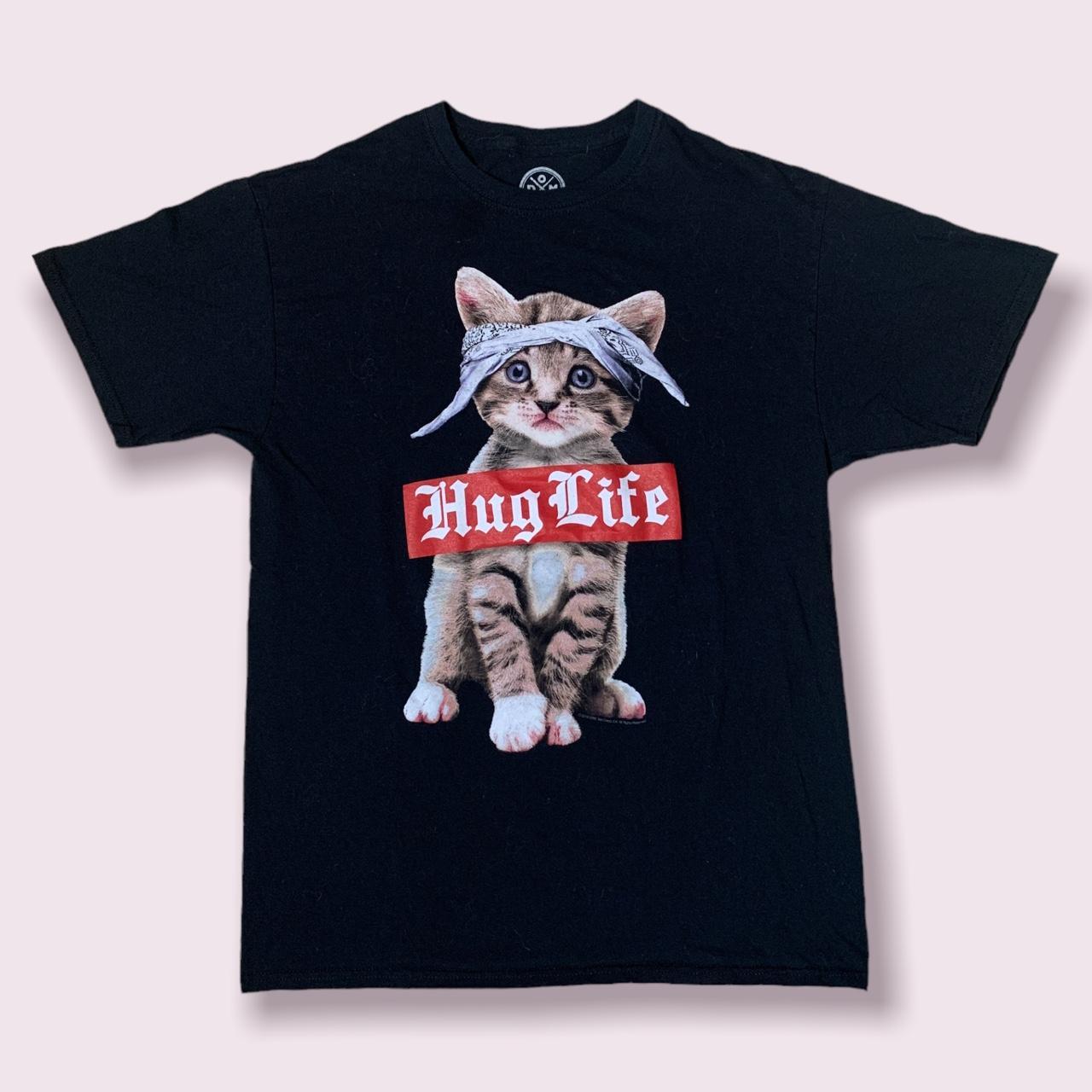 Hug life cat shirt sale