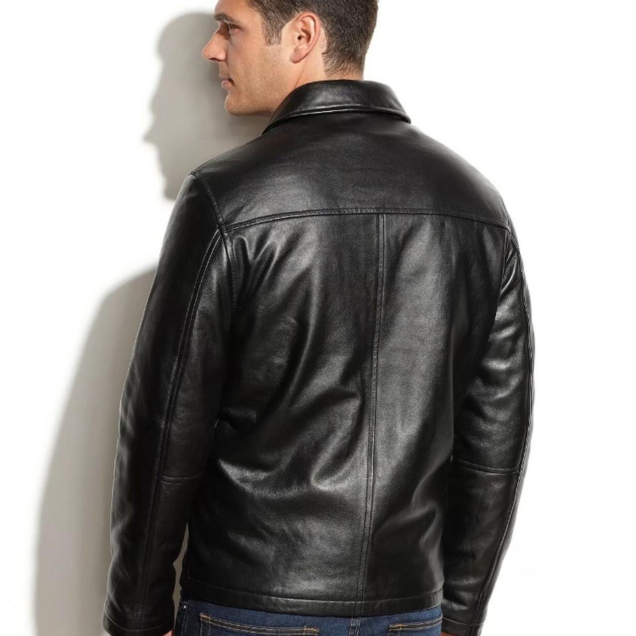 Leather Jacket Izod Mens Jacket Men's Izod Leather Bomber Jacket