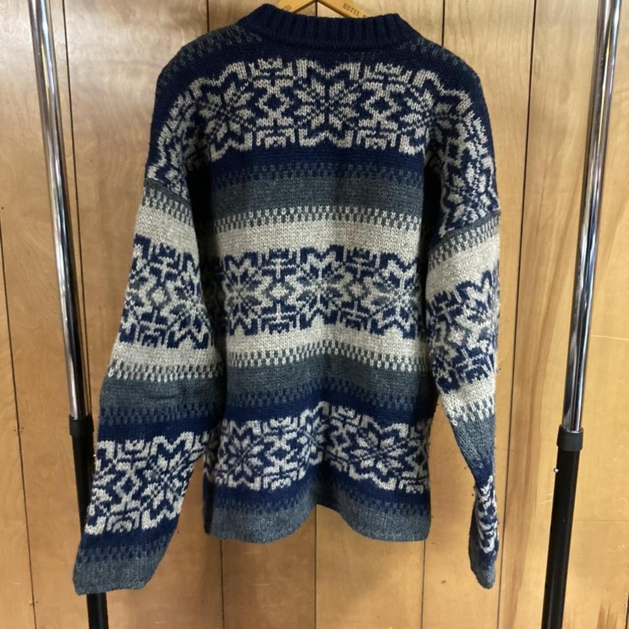 Abercrombie fair isle knit wool sweater Shipping $8... - Depop