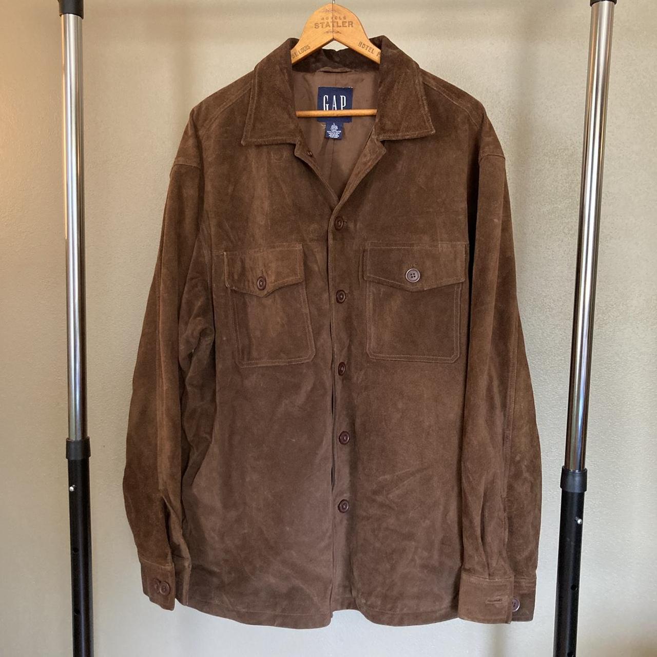 gap mens suede jacket