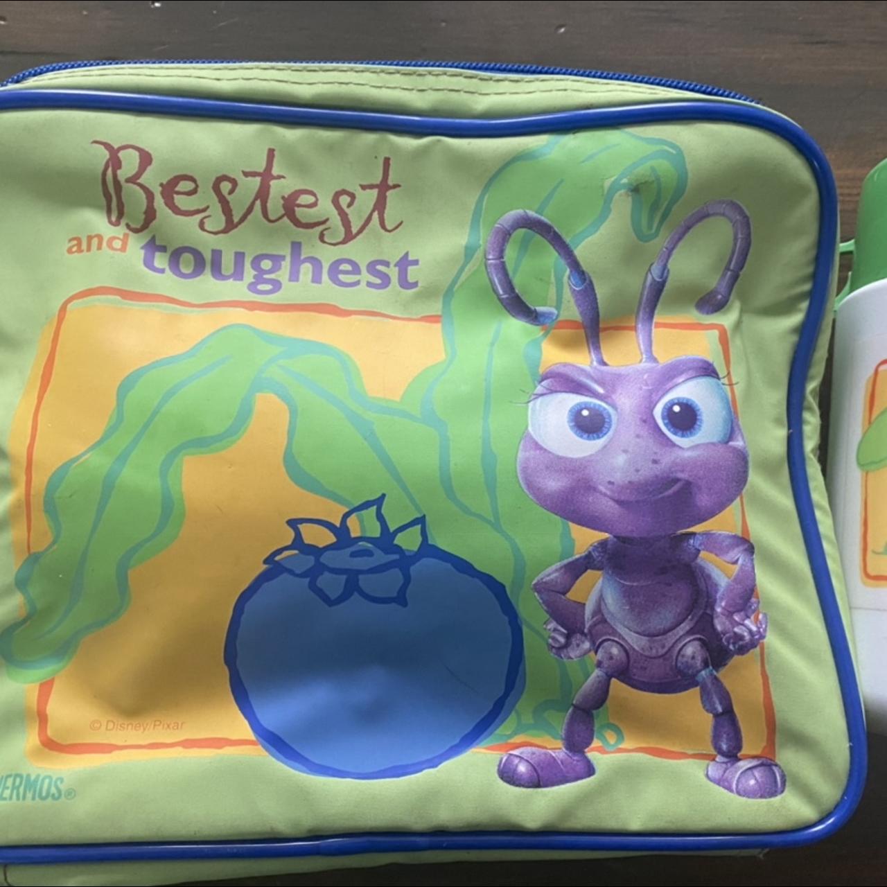 Bugs Life Lunch Bag with thermos. Good condition, - Depop