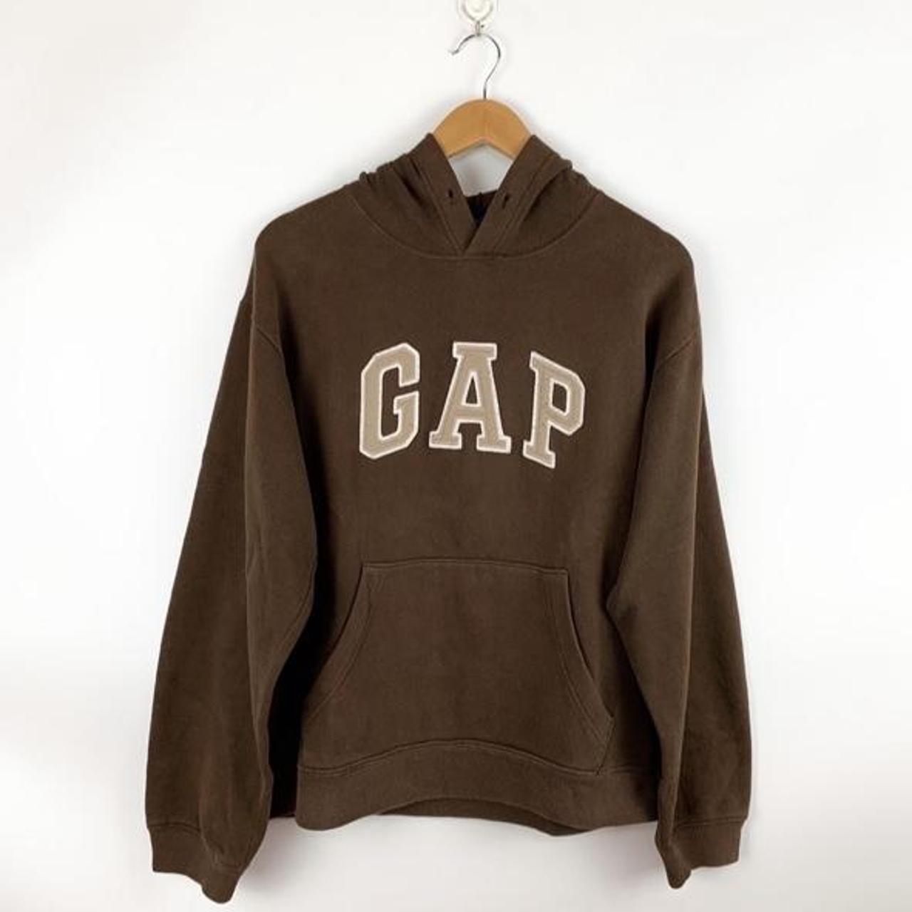 gap brown hoodie depop