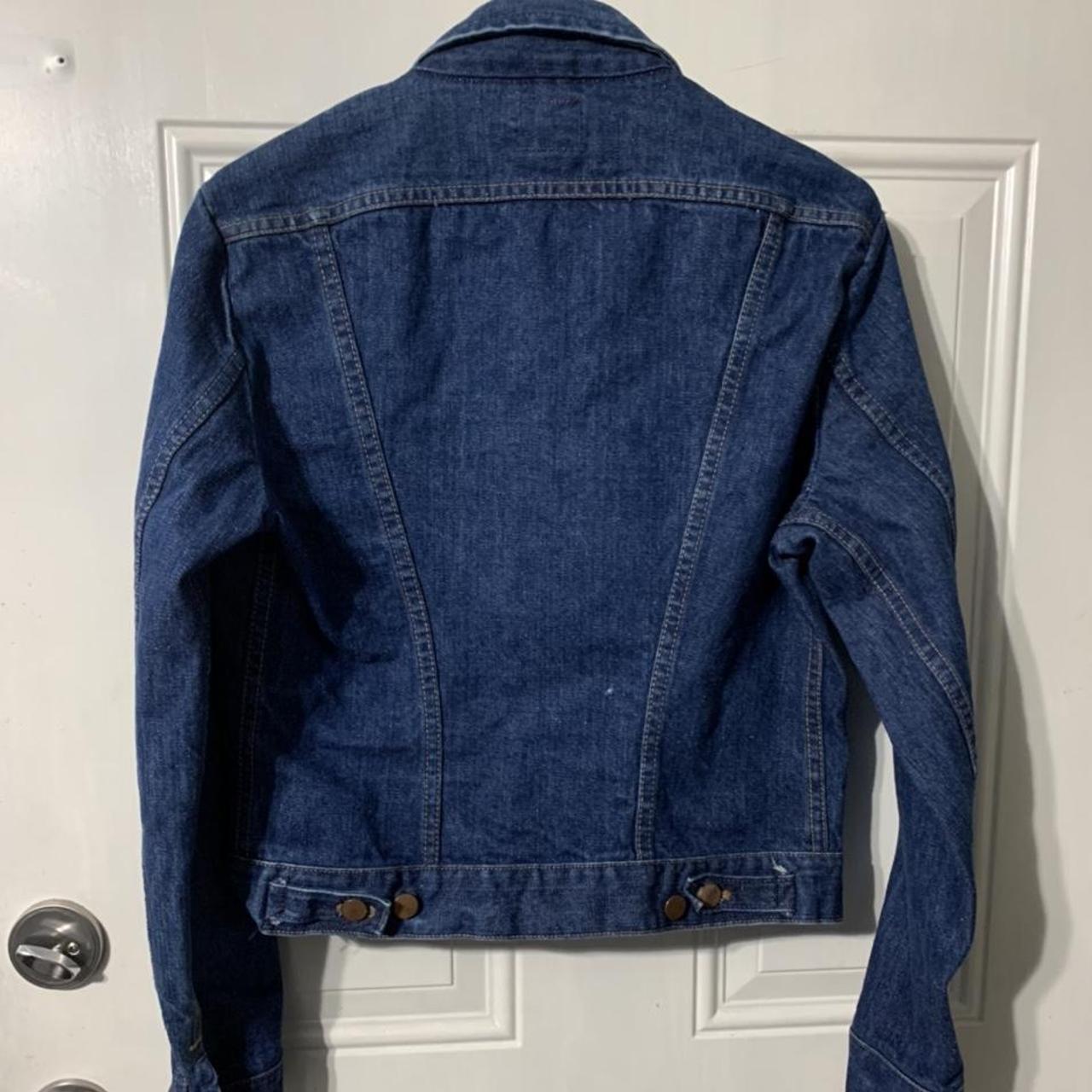 Vintage 60s WRANGLER Denim Blue Jean Jacket Coat... - Depop