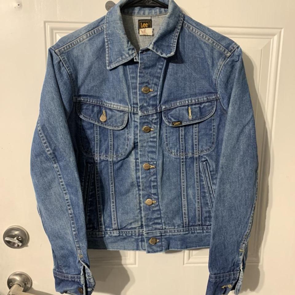 Vintage Lee patd-153438 jean jacket 60s 70s work - Depop