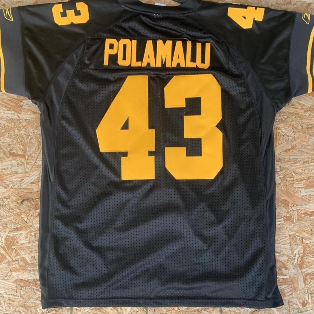 Pittsburgh Steelers Troy Polamalu Jersey #43 - Super - Depop