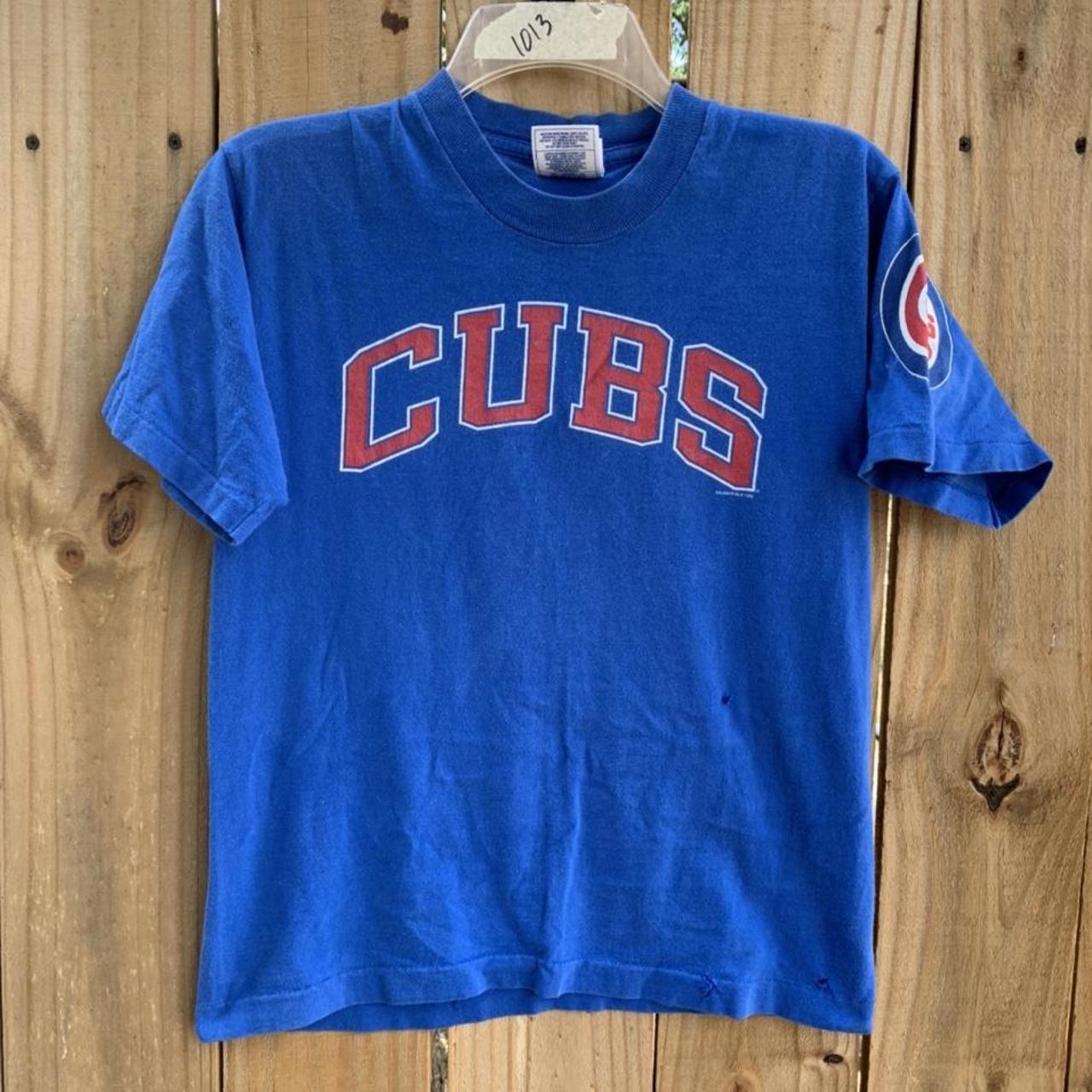 Vintage Chicago Cubs 1995 Giveaway Graphic Tee Large - Depop