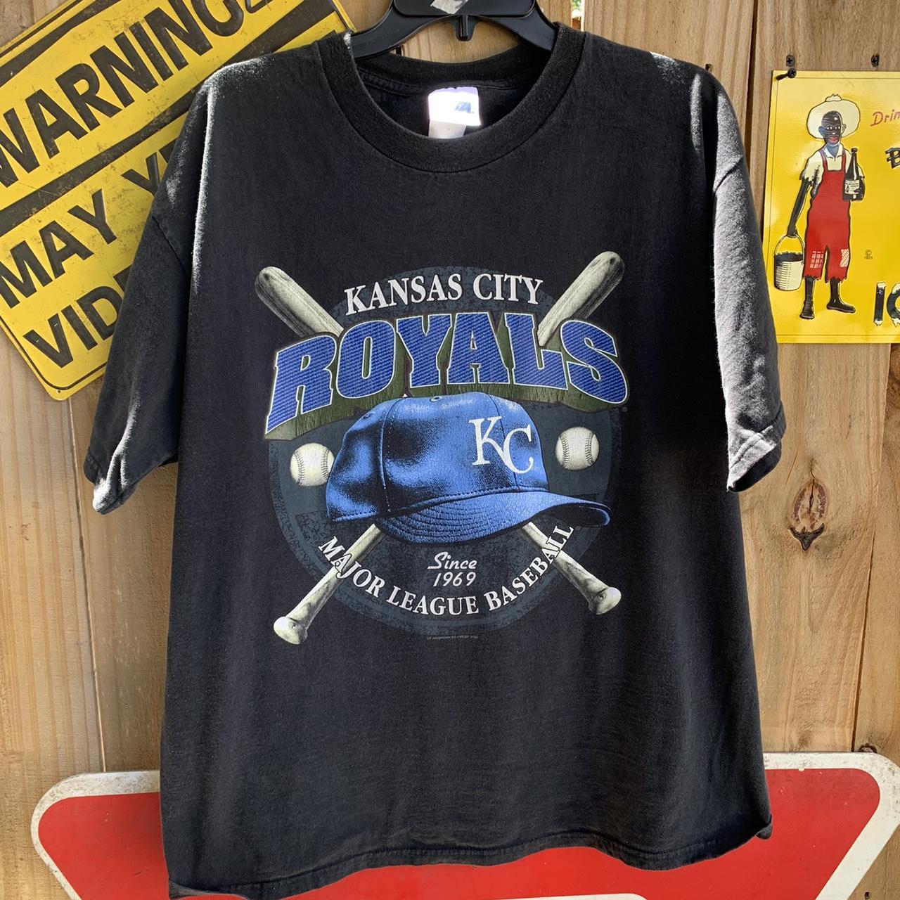 Vintage T Shirt. Vintage Kansas City Royals Baseball - Depop