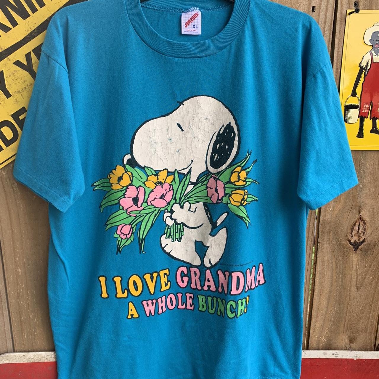 Vintage 80s Snoopy Peanuts T-shirt Size XL by Snoopy...