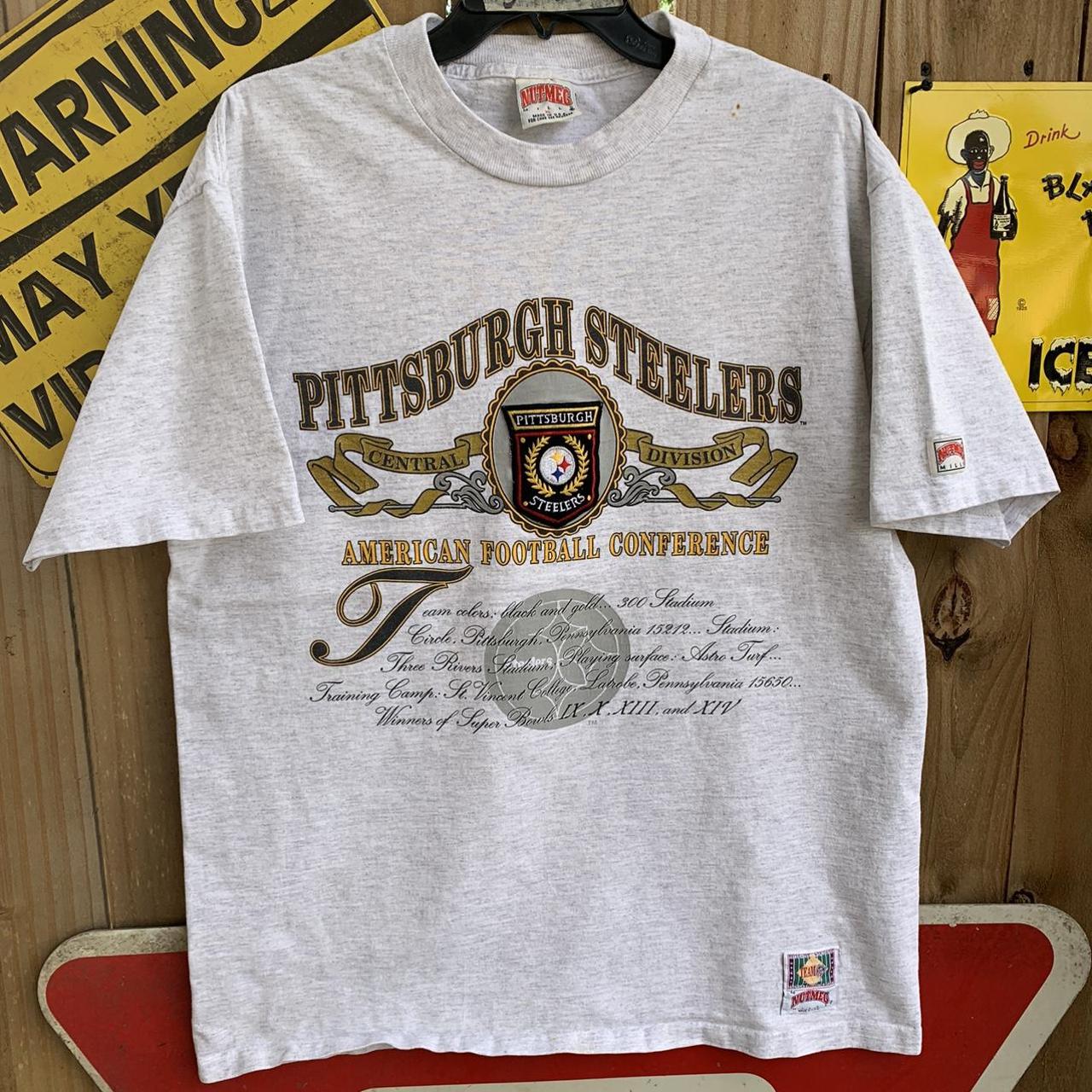 Vintage Mens Pittsburgh Steelers NFL Football Shirt - Depop