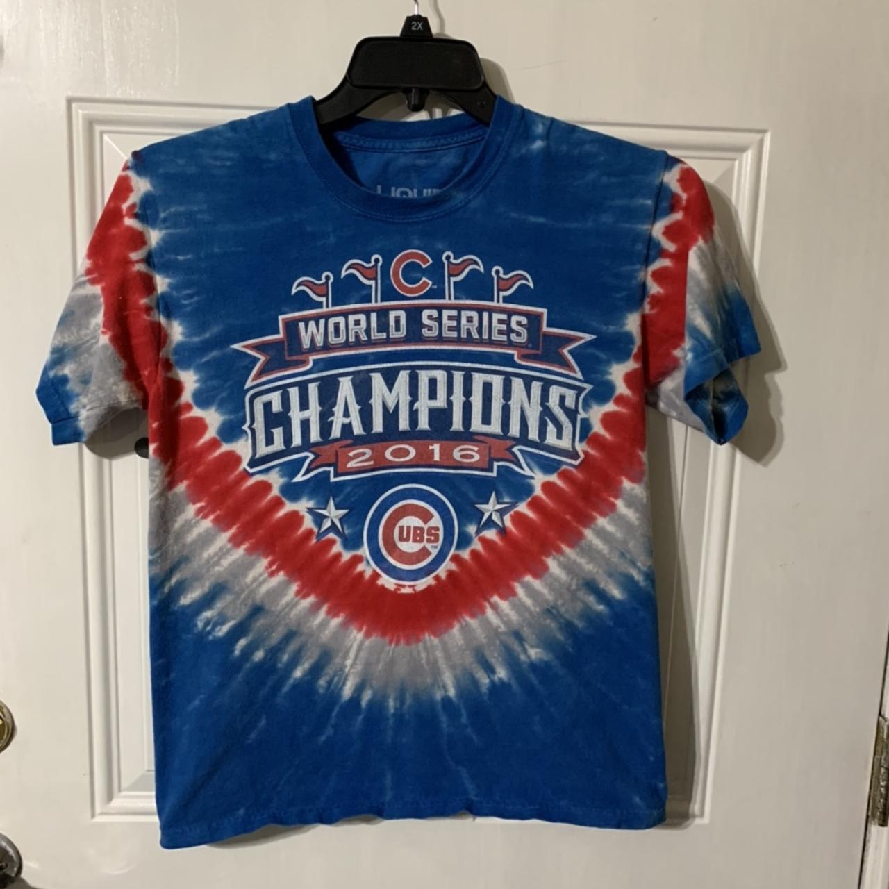 2016 Liquid Blue Chicago Cubs World Series - Depop