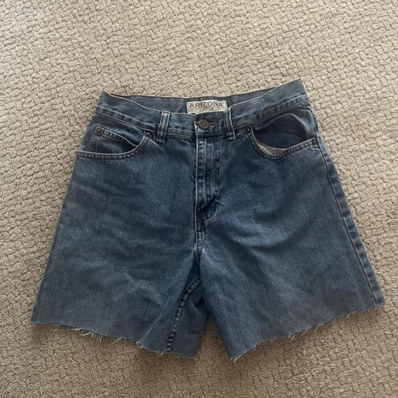 arizona jeans shorts- these were originally boys... - Depop