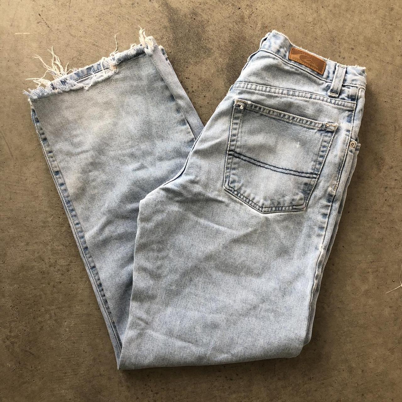 Vintage 80s 90s quicksilver jeans. 30x31 baggy faded... - Depop