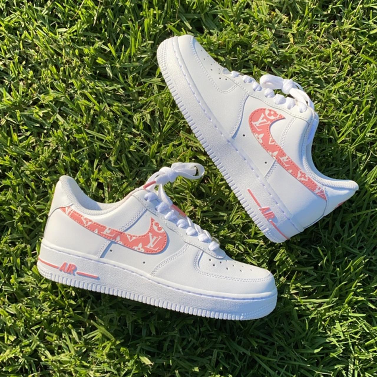 louis vuitton air force pink