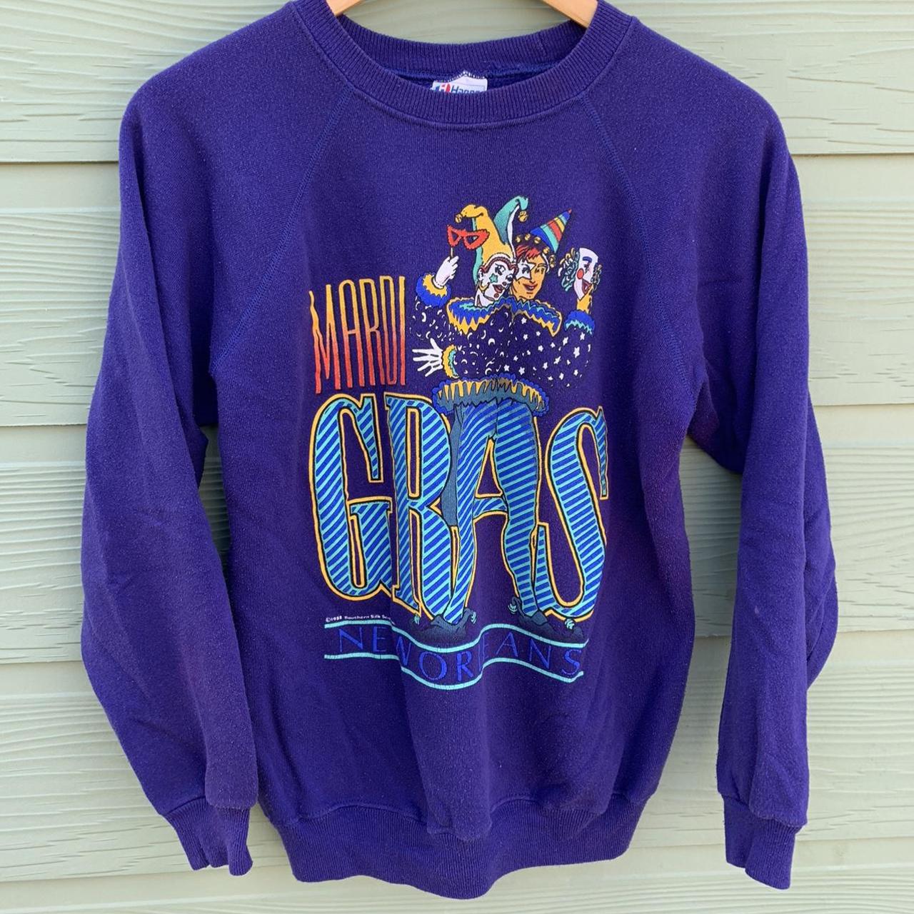 Product Image 1 - 1988 Mardi Gras sweatshirt
Flaws will