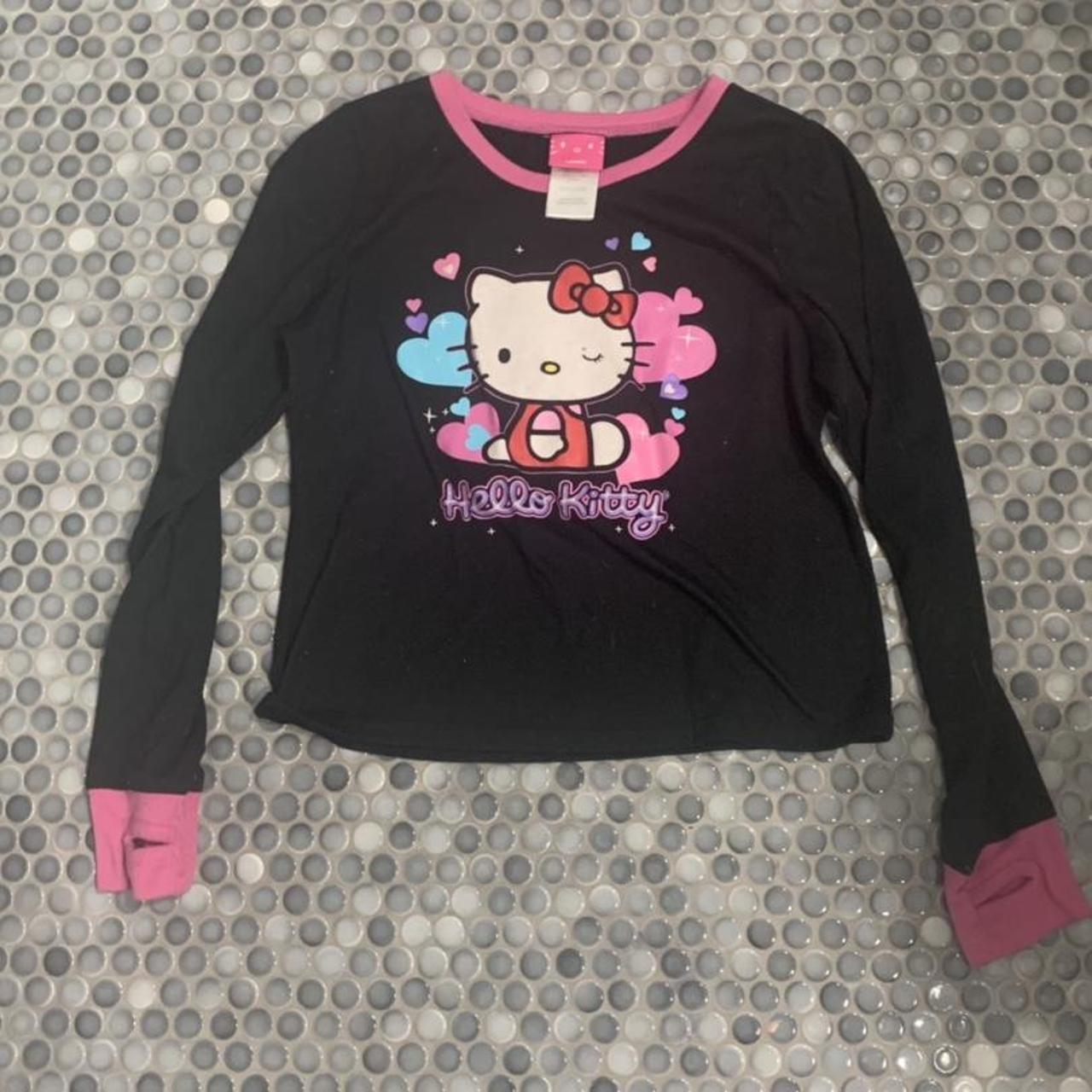 Long sleeve hello kitty graphic tee!🎀 Super cute I... - Depop