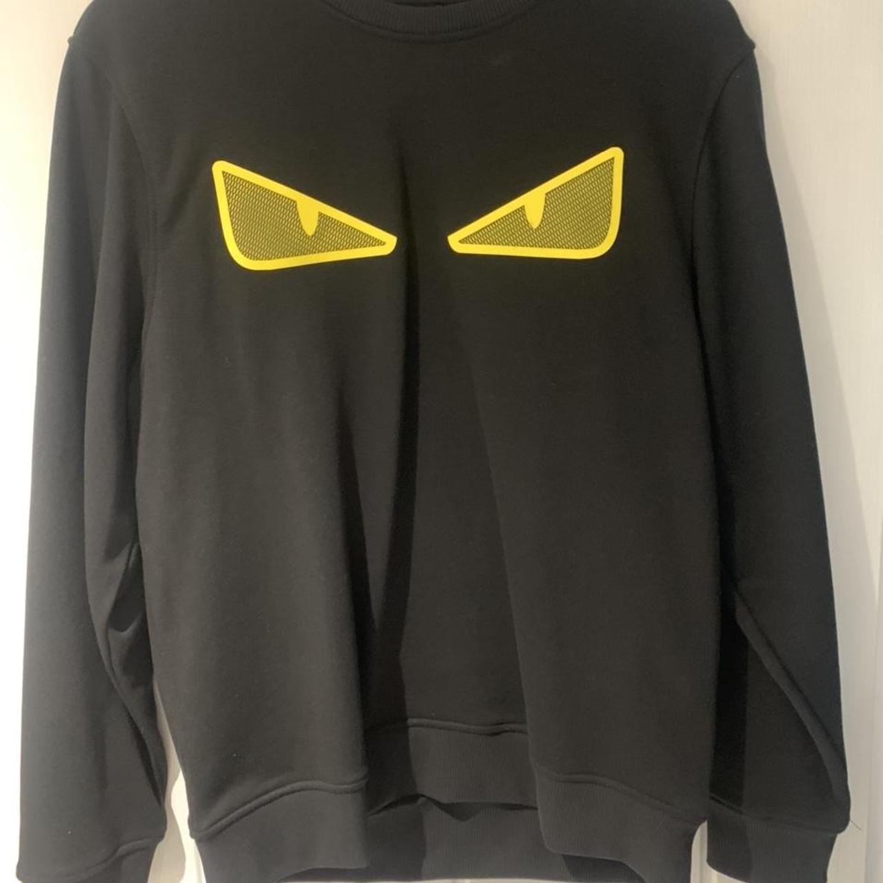 Fendi yellow sweatshirt sale