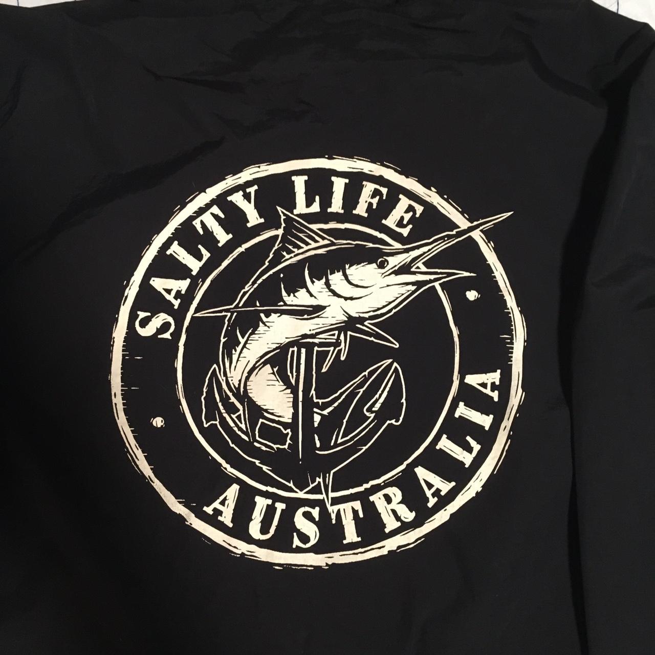 Salty Life Australia zipup windbreaker jacket,... Depop