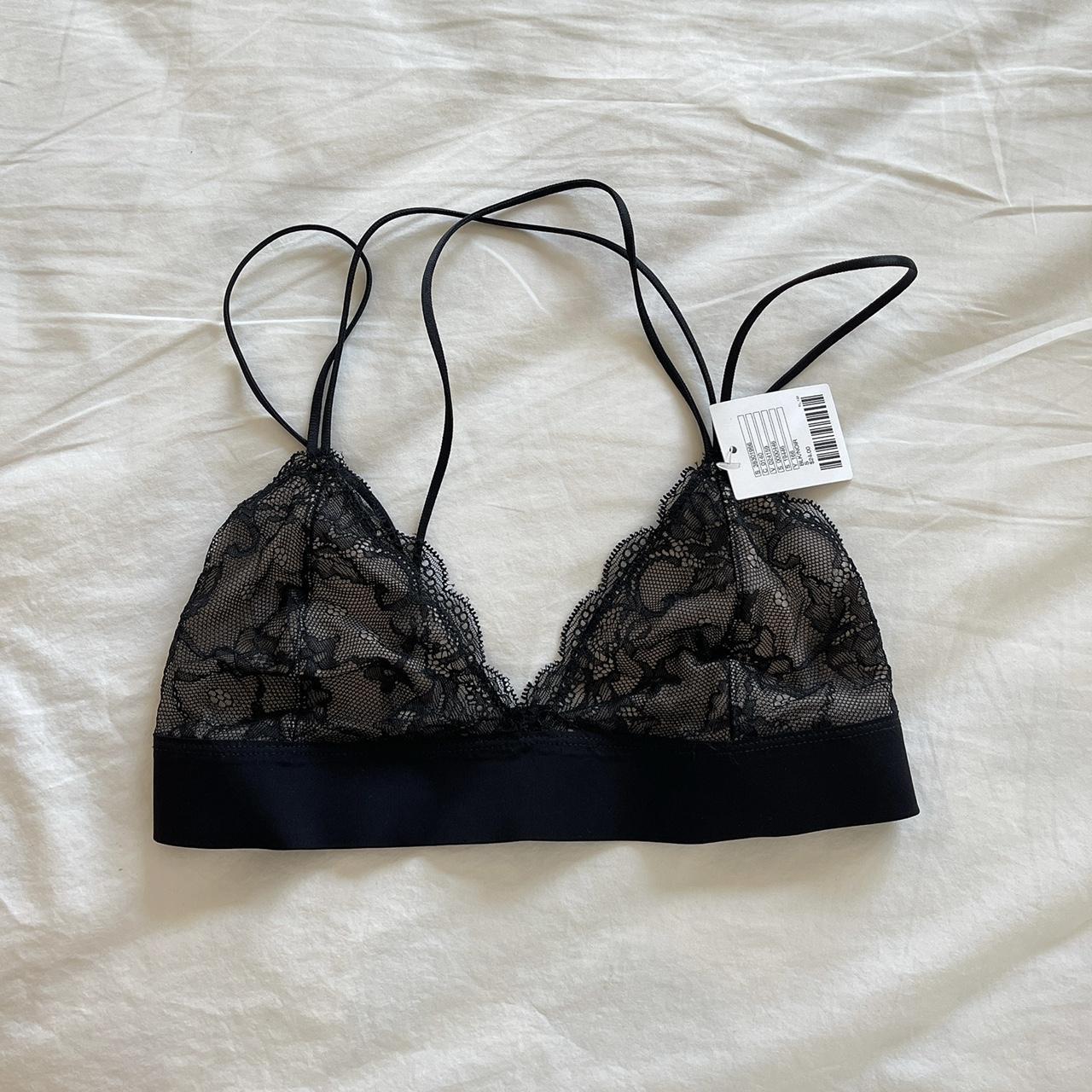 Lace Strappy Back Bralette New with tag from urban - Depop