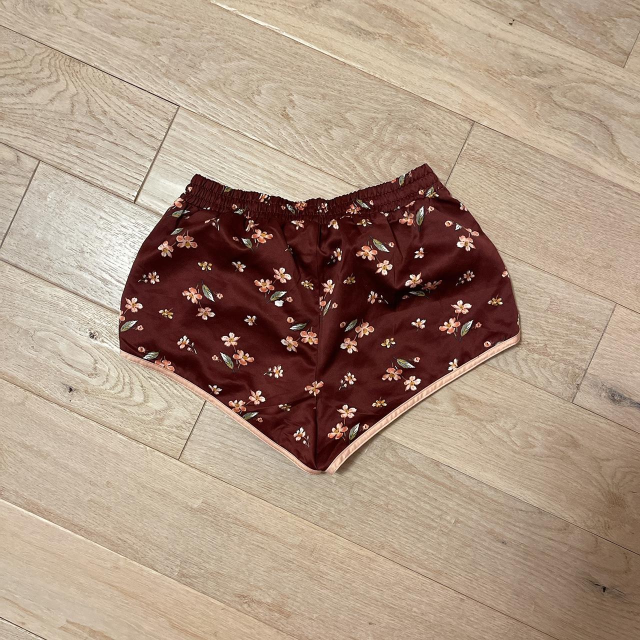 Abercrombie & Fitch Satin Sleep Shorts Size... Depop