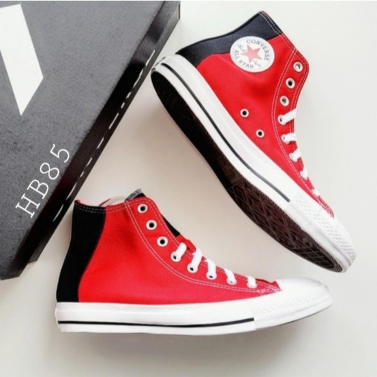 Enamel red outlet converse