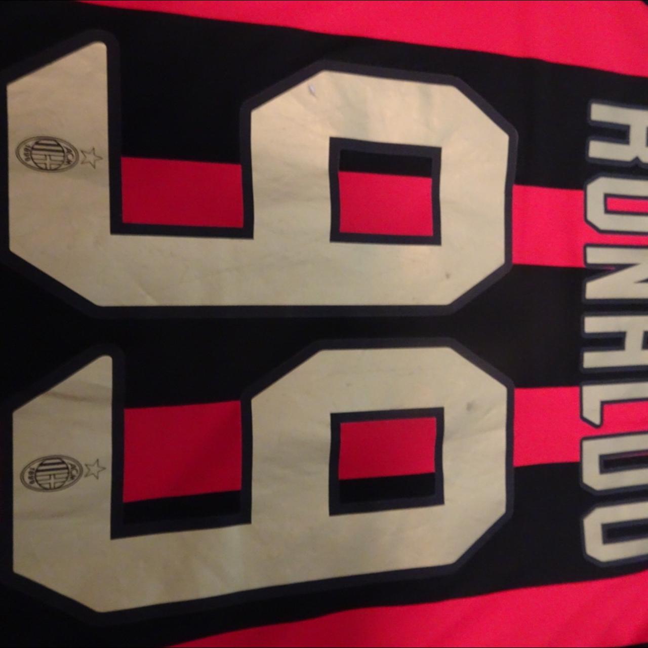 2006-07 Adidas AC Milan Home Jersey - Ronaldo #99 - - Depop