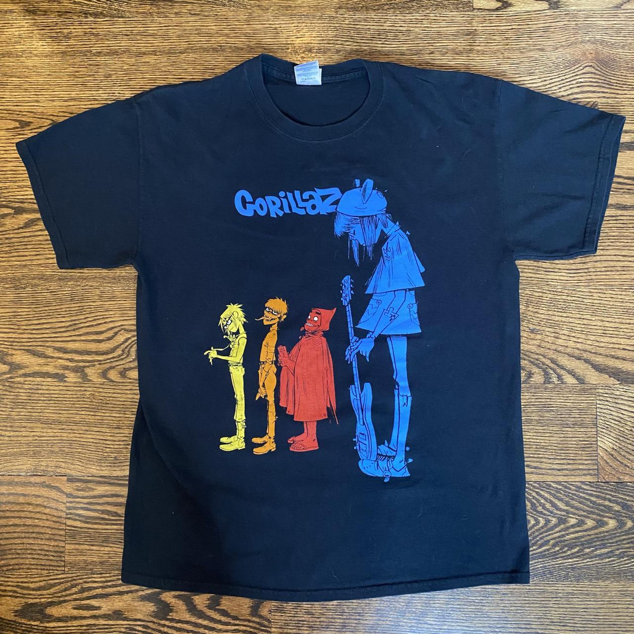 Vintage Y2K The Gorillaz Band Noodle Promo T-Shirt... - Depop