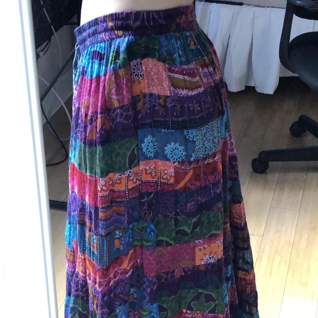 Hippie maxi skirt, colorful, 100% cotton, cute. I’m... - Depop