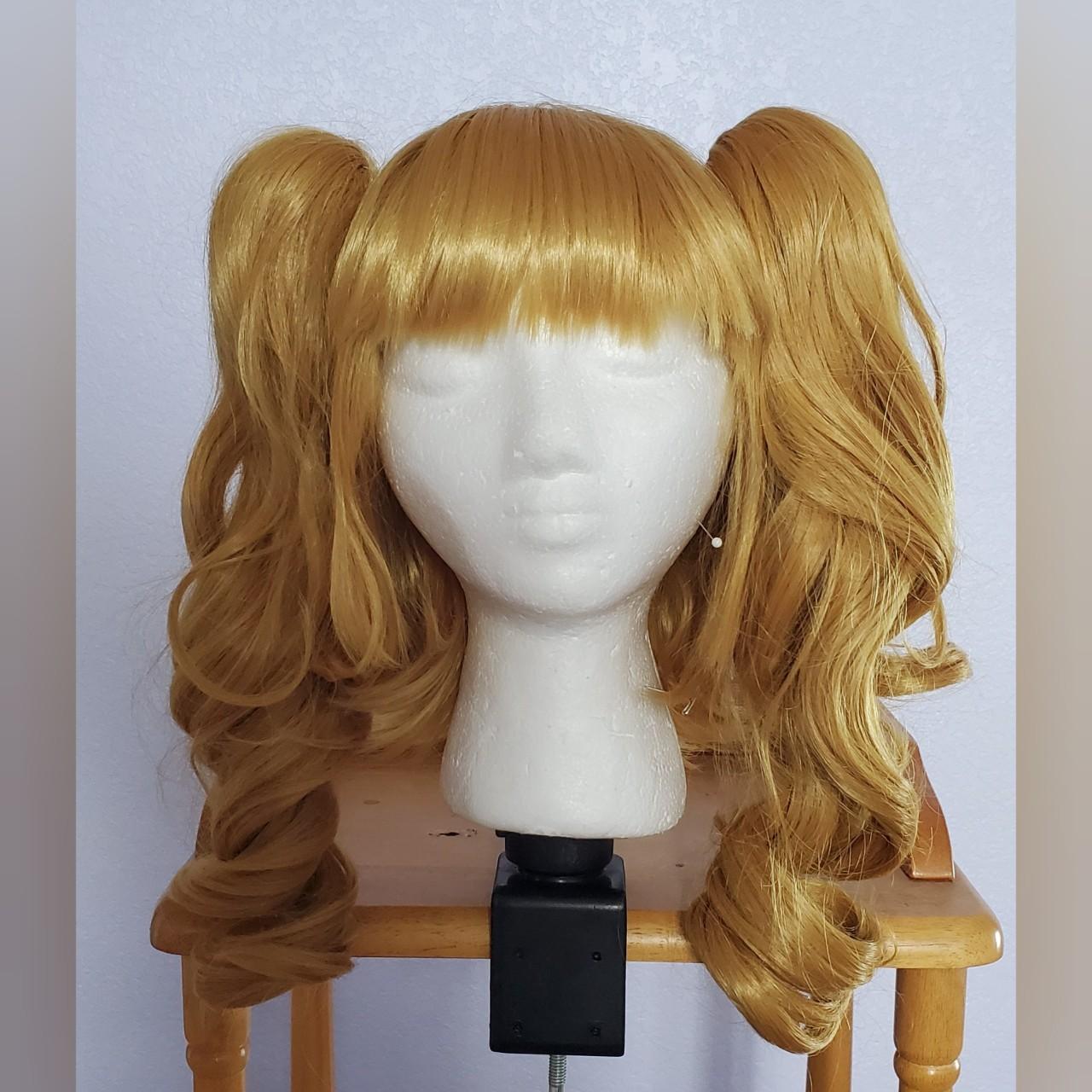 Golden Blonde Curled Twintail Wig! The two... - Depop