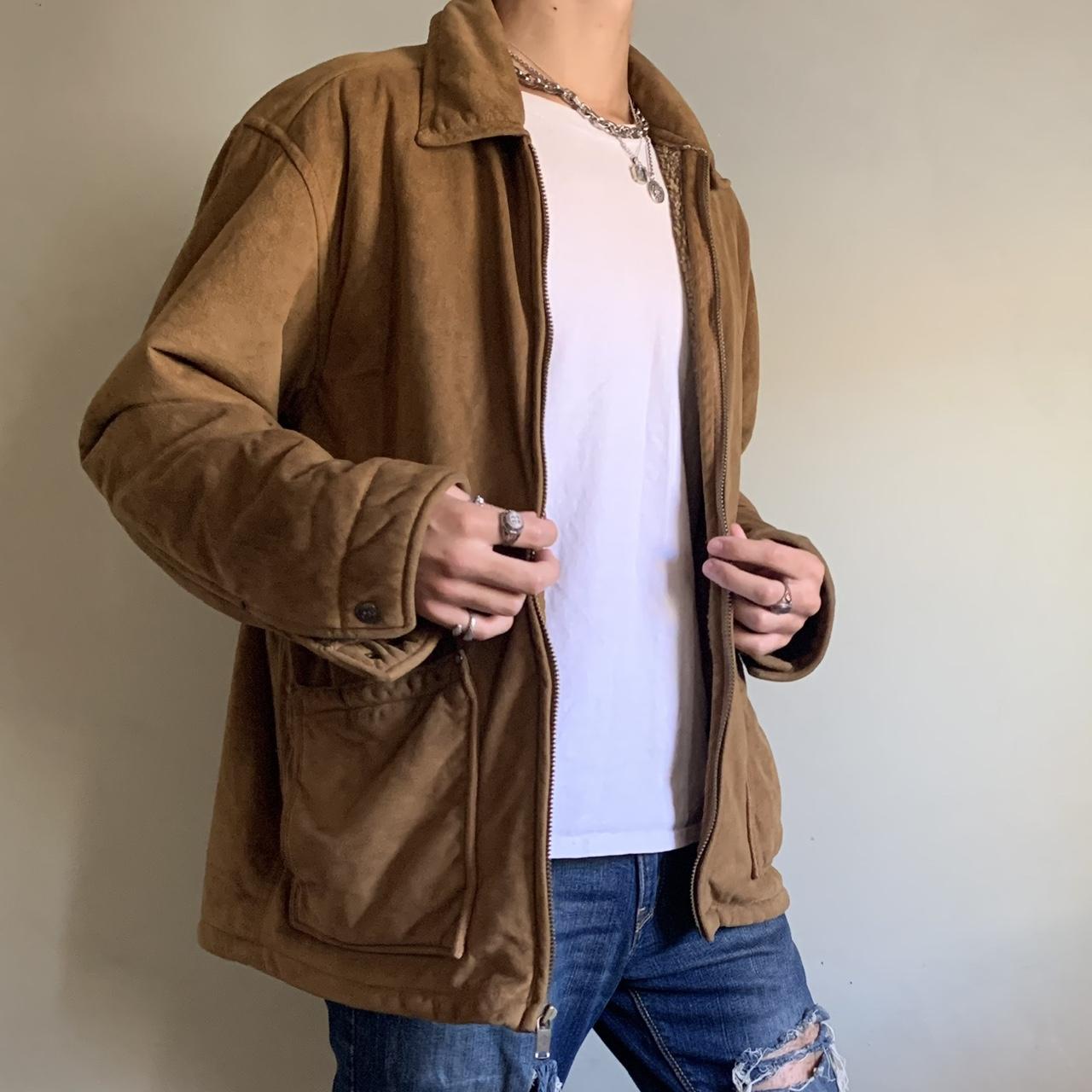 Columbia Tan Suede Jacket in Perfect Condition