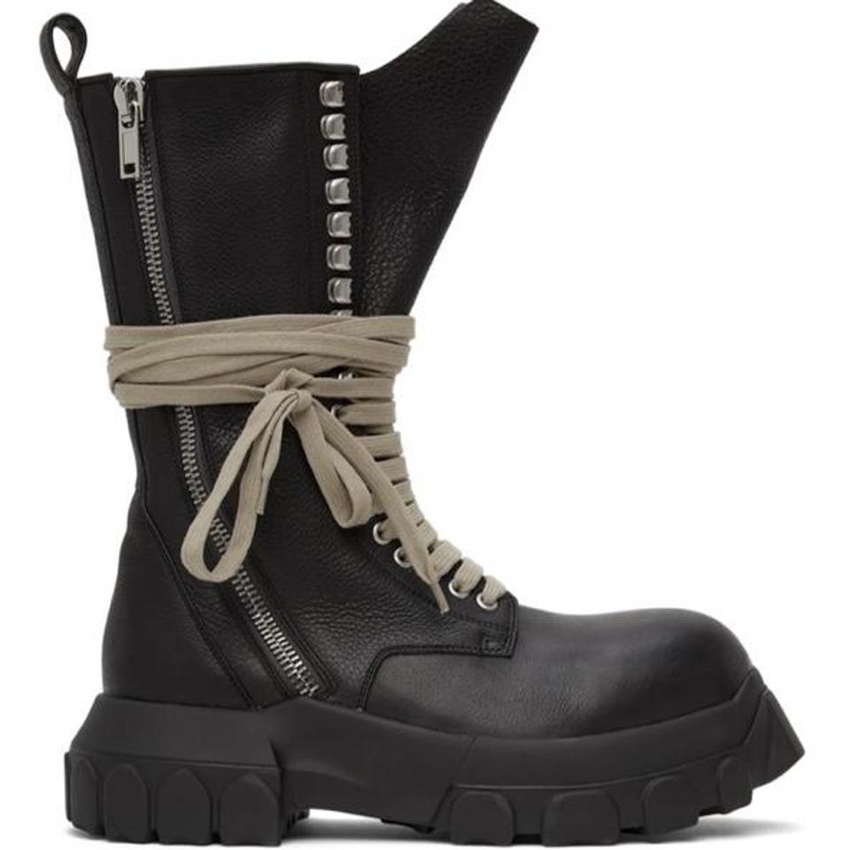 Rick owens 超希少LACE UP TRACTORブーツ assistance.uvci.edu.ci