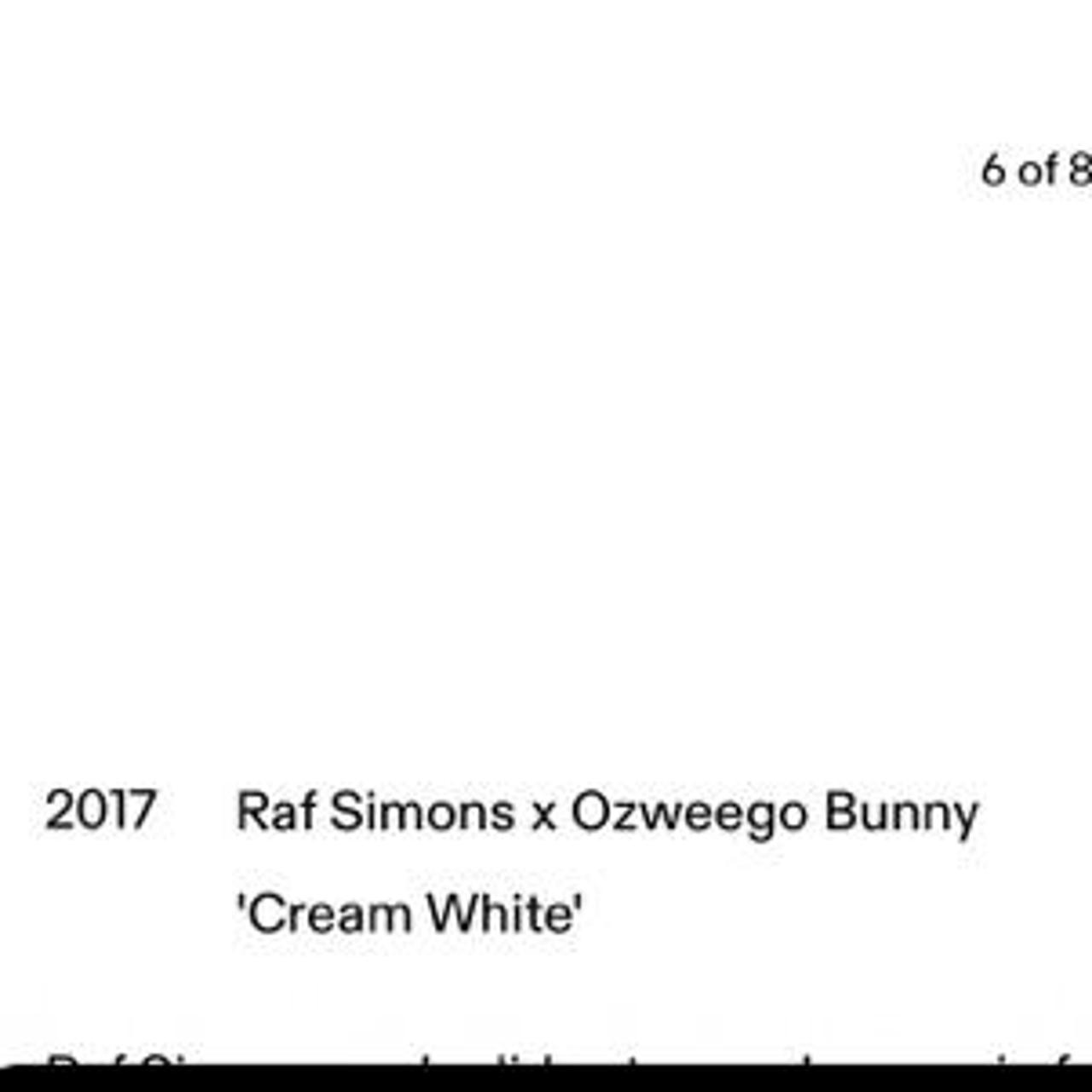 raf simons ozweego bunny