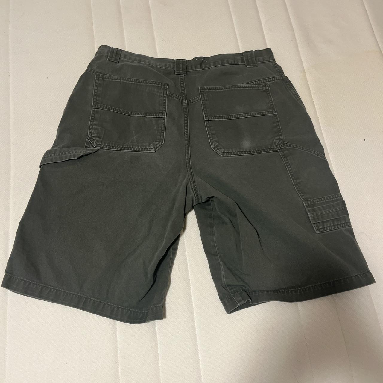Utility Men's Green and Brown Shorts (2)