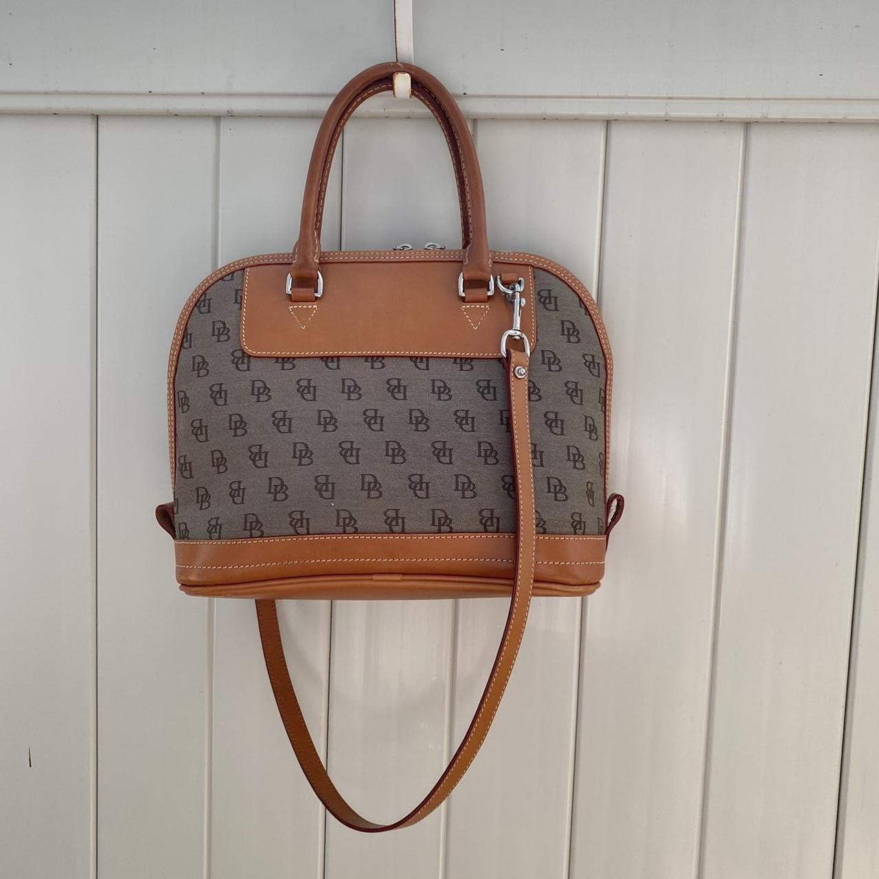 Dooney and bourke online monogram satchel