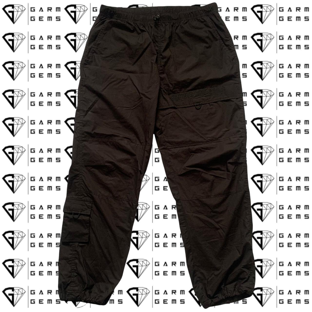 supreme cotton cinch pant black