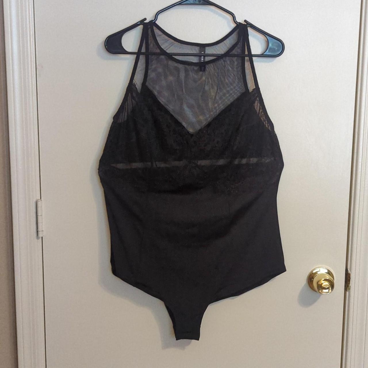 Torrid mesh lingerie -esque tank top body suit Plus... - Depop