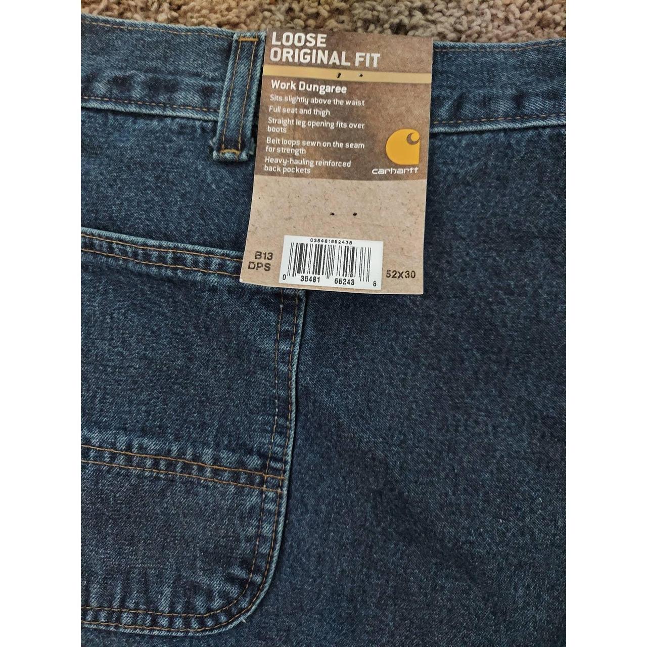 Carhartt work store dungaree jeans