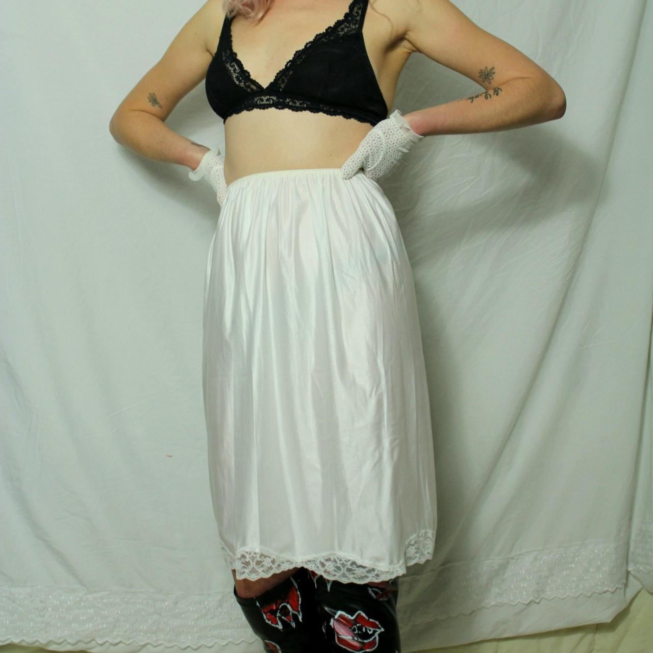 Product Image 3 - Vintage White Lace Slip Skirt.

Vintage
