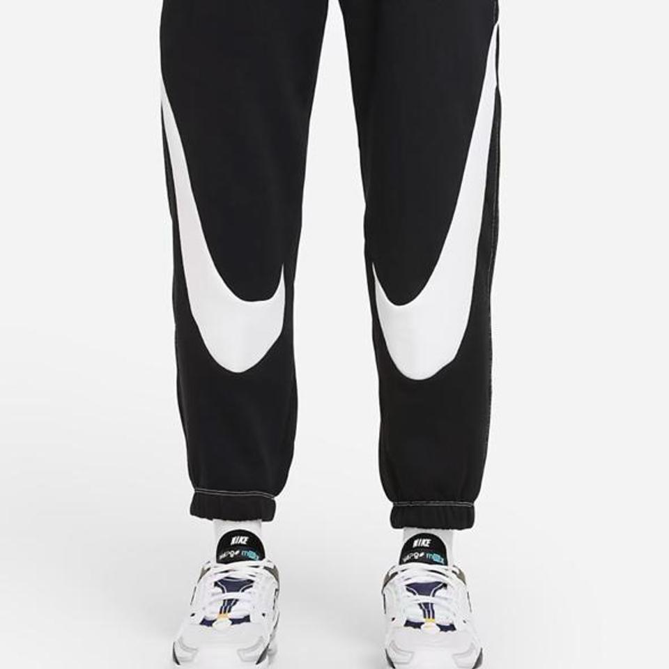 Pants and jeans Nike Sportswear Swoosh W Easy Fleece Jogger Black/ White/  White