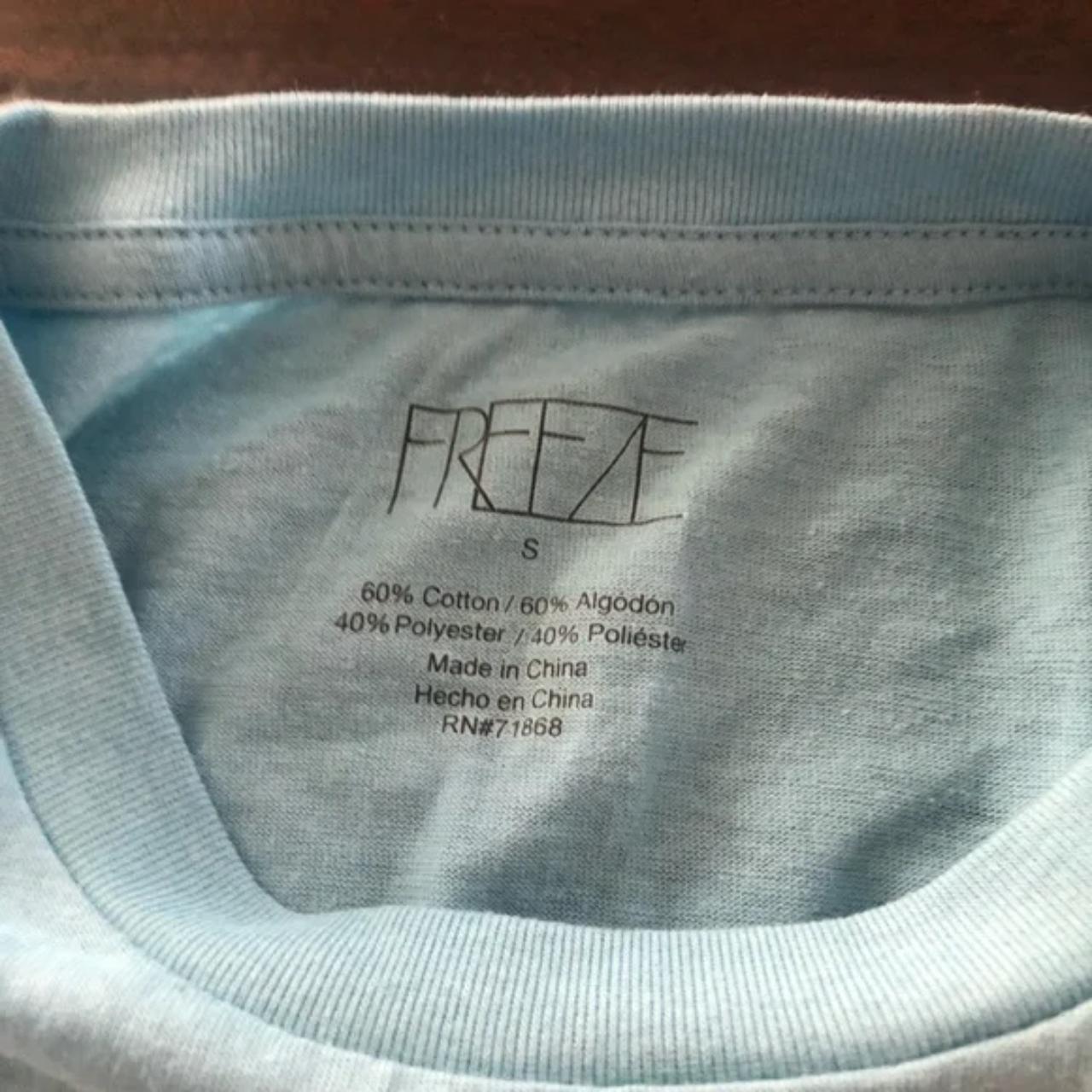 Freeze 24-7 Women's Blue and White T-shirt (2)