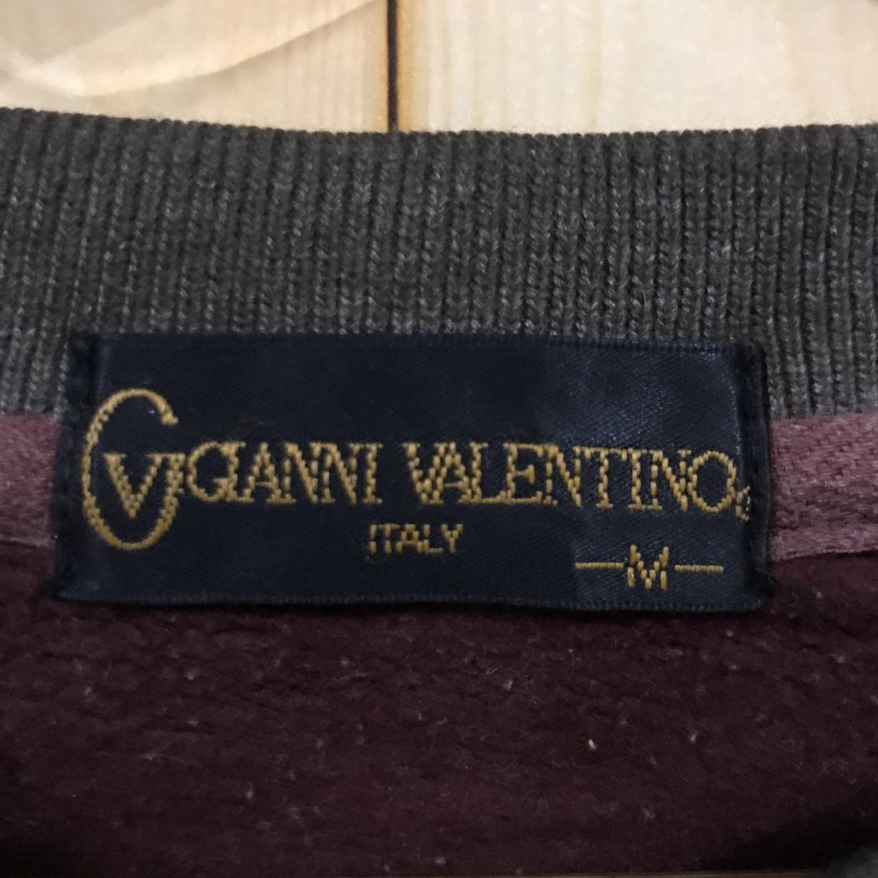 Sweatshirt GIANNI VALENTINO Big Logo Spell Out... - Depop