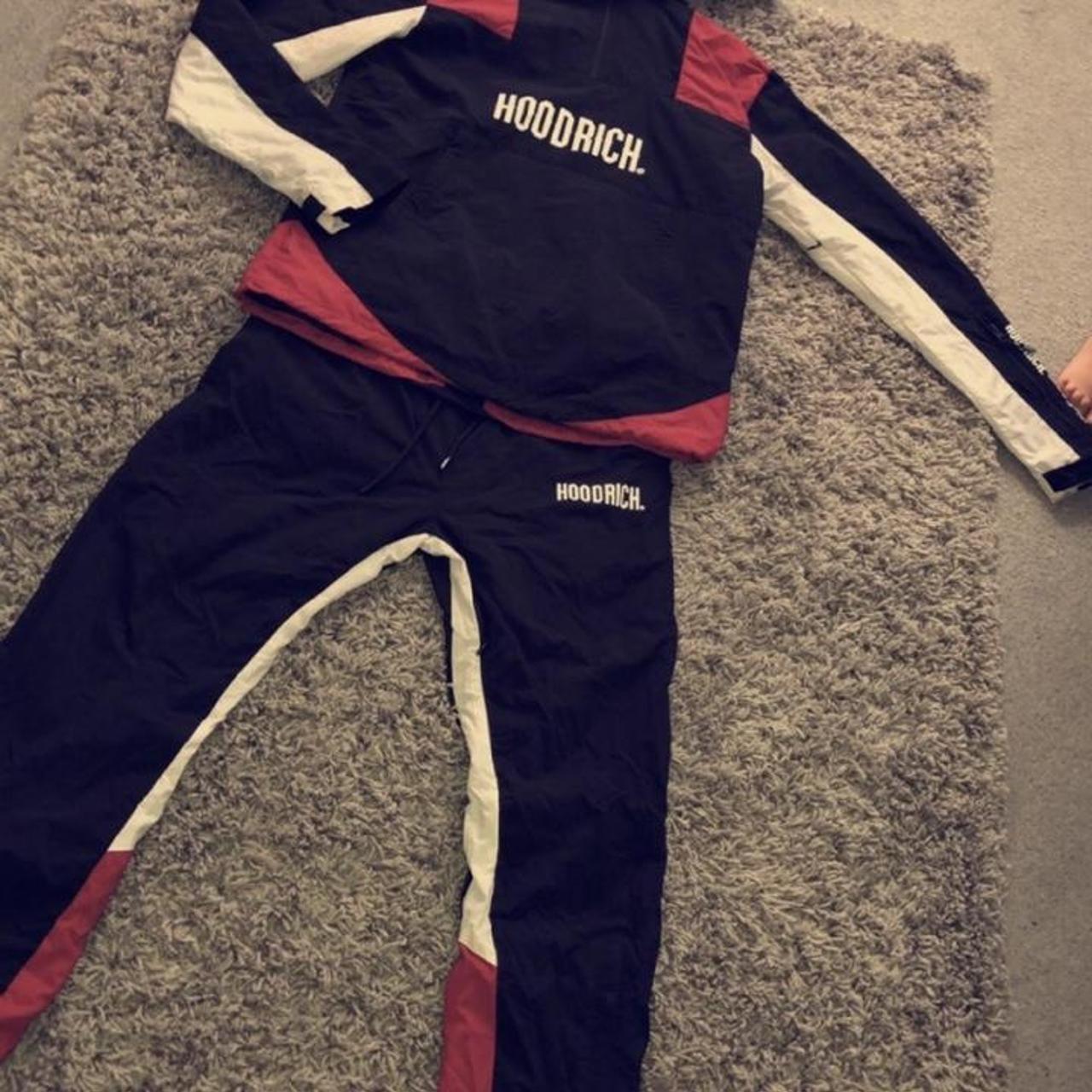 Mens hoodrich woven tracksuit Size small hoodie... Depop