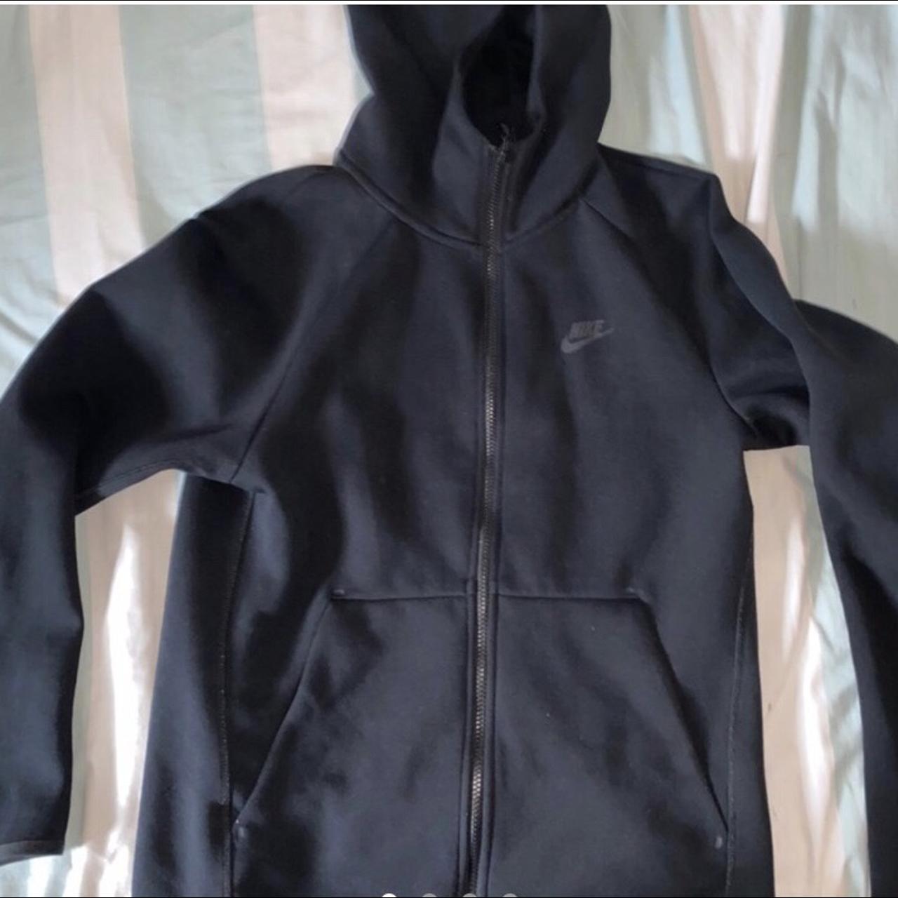 Black nike tech fleece tracksuit in a full size... - Depop