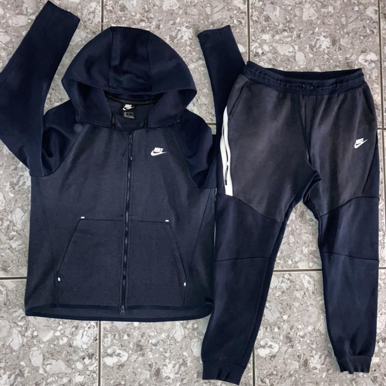 Men’s Nike tech fleece tracksuit full set Two tone... - Depop