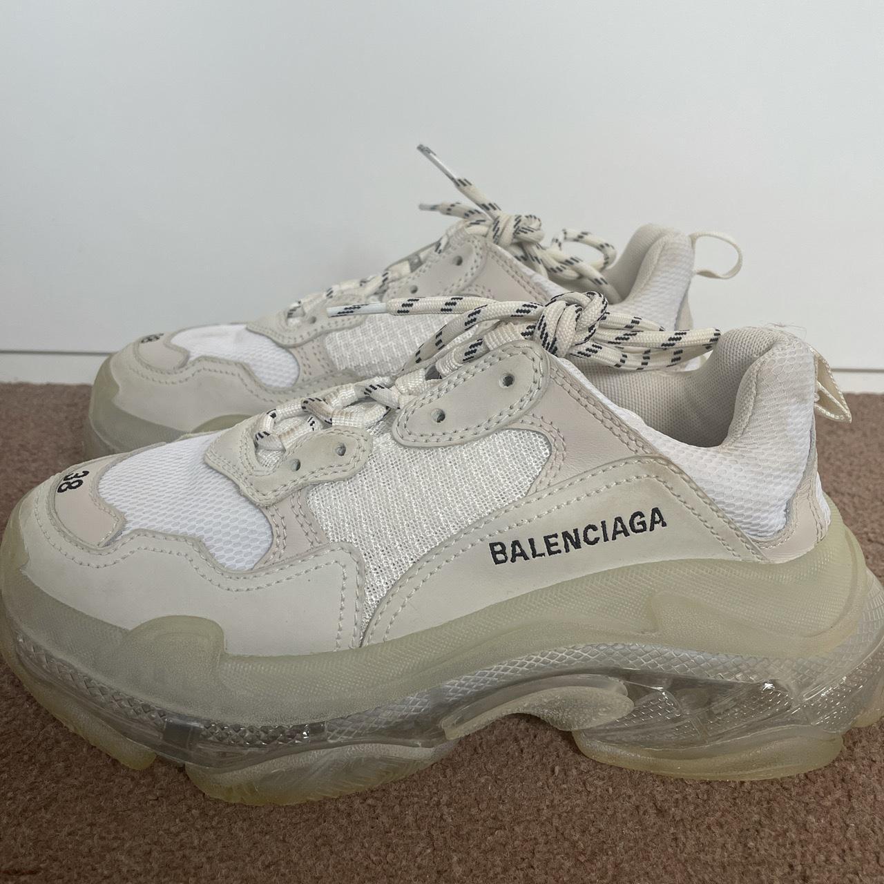 DO NOT BUY, OFFERS ONLY white balenciaga triple a... - Depop