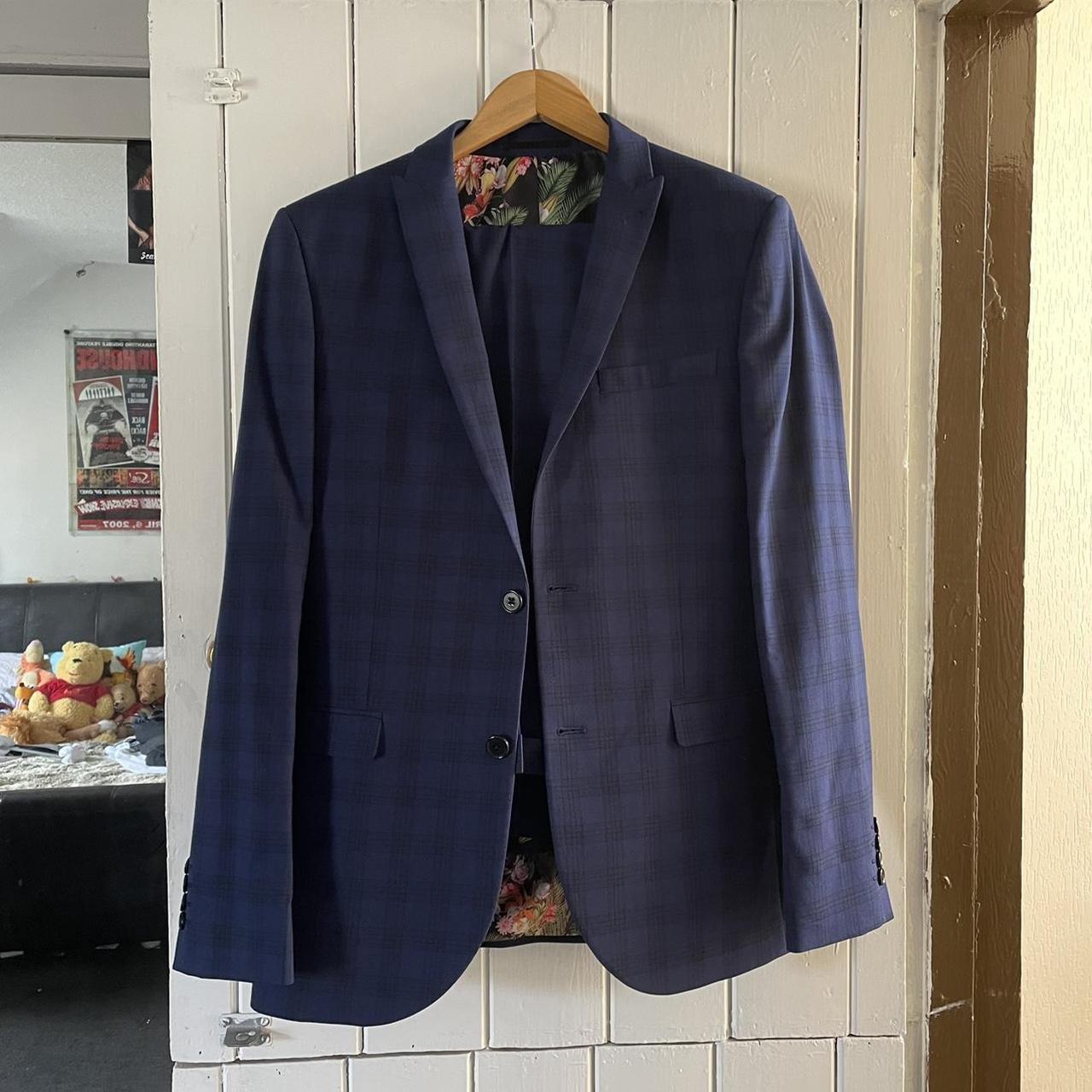 Next Men's Blue Suit Depop