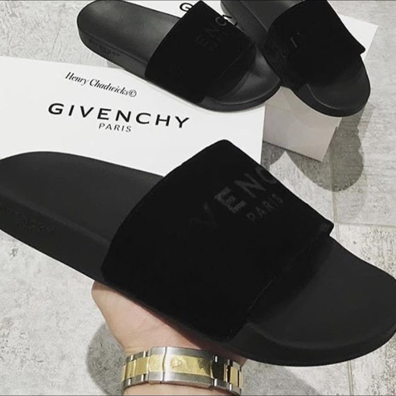 Genuine Givenchy slides mens last pair bought in... Depop