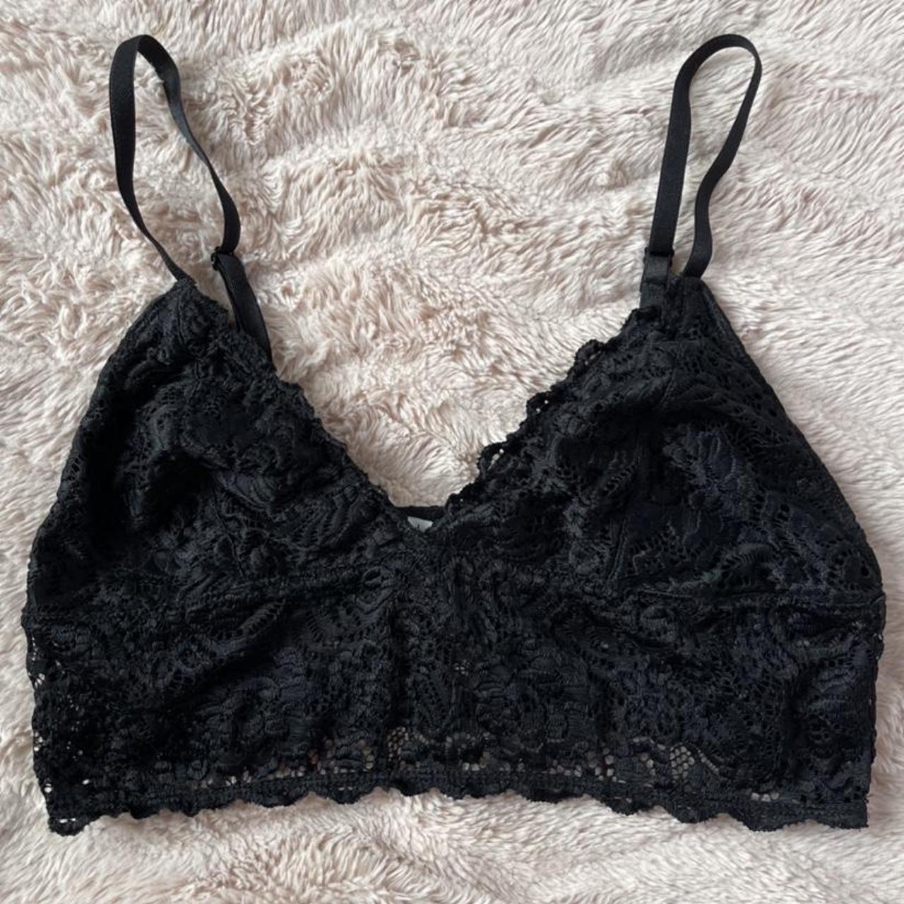 Decjuba black lace bralette Worn once, as new... - Depop