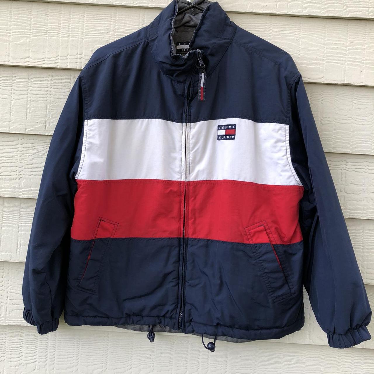 Tommy Hilfiger Reversible Jacket Reversible puffer... - Depop