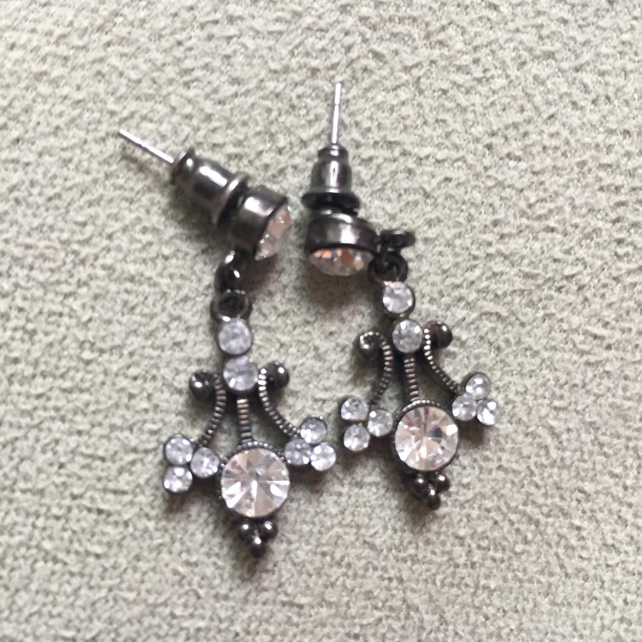 Product Image 1 - fake diamond earrings, never worn