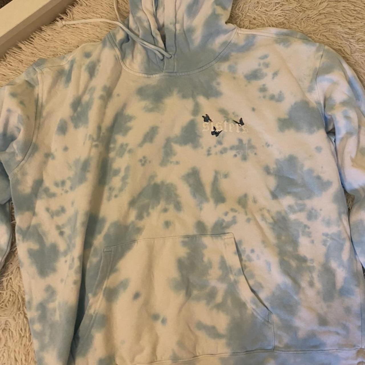 James charles tie online dye hoodie